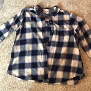2XL blue and white Sonoma flannel